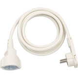 Brennenstuhl 1168980220 câble électrique Blanc 2 m, Câble d'extension Blanc, 2 m, Blanc