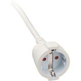 Brennenstuhl 1168980230 3m Blanc câble électrique, Câble d'extension Blanc, 3 m, Mâle/Femelle, Blanc