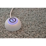 Brennenstuhl 1508220 interrupteur d'éclairage Blanc multiprise Blanc, 1x prises, Boutons, Blanc, 1 pièce(s), 230 V, 16 A
