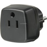Brennenstuhl 1508520 adaptateur de puissance & onduleur Intérieure Noir, Adaptateur de prise Noir, Universel, Intérieure, Noir, 48 mm, 45 mm, 65 mm