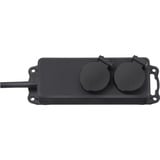 Brennenstuhl BN-1159930 protecteur contre les surcharges multiprise à 2 prises Noir, 2x prises, 2 sortie(s) CA, 230 V, Noir, 2 m