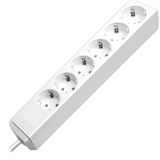Brennenstuhl Eco-Line Blanc 6 sortie(s) CA 1,5 m multiprise à 6 prises Blanc, 6x prises, 6 sortie(s) CA, Type H, Blanc, 1,5 m, 330 mm