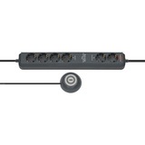 Brennenstuhl Eco-Line Comfort Switch multiprise 2 m 6 sortie(s) CA Anthracite Anthracite, 2 m, 6 sortie(s) CA, Anthracite, 3680 W, 16 A, 390 mm