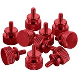 Cablemod CM-ATS-C632-10-R-R Compartiment pour ordinateur Universel Vis et écrous Rouge, Universel, Vis et écrous, Aluminium, Rouge, 16 g, 10 pièce(s)