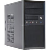 Chieftec CT-01B-OP unité centrale Mini Tower Noir, boîtier pc Noir | 3x USB-A