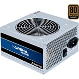 Chieftec GPB-350S alimentation 350 watt Gris, 1x PCIe, 350 W, 200 - 240 V, 47 - 63 Hz, 3 A, Actif, 90 W