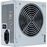 Chieftec GPB-450S unité d'alimentation d'énergie 20+4 pin ATX PS/2 Argent alimentation 450 watt Gris, 1x PCIe, 450 W, 200 - 240 V, 47 - 63 Hz, 3.5 A, Actif, 100 W