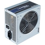 Chieftec GPB-450S unité d'alimentation d'énergie 20+4 pin ATX PS/2 Argent alimentation 450 watt Gris, 1x PCIe, 450 W, 200 - 240 V, 47 - 63 Hz, 3.5 A, Actif, 100 W