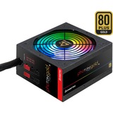 Chieftec Photon GOLD unité d'alimentation d'énergie 650 W 20+4 pin ATX PS/2 Noir alimentation Noir, 650 W, 200 - 240 V, 47 - 63 Hz, 5 A, 120 W, 120 W