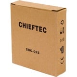 Chieftec SDC-025 Obturateur de baie de lecteur 8,89 cm (3.5") Noir, Cadre de montage Noir, 8,89 cm (3.5"), Noir, Aluminium, 102 mm, 117 mm, 25 mm