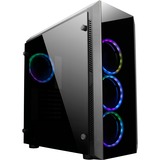 Chieftec Scorpion II Midi Tower Noir, Moyens tours Noir, Midi Tower, PC, Noir, ATX, micro ATX, Mini-ITX, SPCC, Verre trempé, Jouer