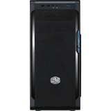 Cooler Master N300, Boîtier PC Noir, Boîtier Midi-tour, PC, Polymère, Noir, ATX,Micro ATX, maison/bureau
