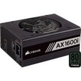 Corsair AX1600i, 1600 Watt alimentation  Noir, 10x PCIe, gestion complète des câbles