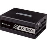 Corsair AX1600i, 1600 Watt alimentation  Noir, 10x PCIe, gestion complète des câbles