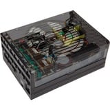 Corsair AX1600i, 1600 Watt alimentation  Noir, 10x PCIe, gestion complète des câbles