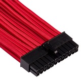 Corsair CP-8920223 câble d'alimentation interne Rouge, Mâle, Mâle, Droit, Droit, Noir, Rouge