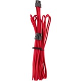 Corsair CP-8920223 câble d'alimentation interne Rouge, Mâle, Mâle, Droit, Droit, Noir, Rouge