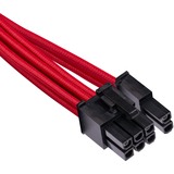 Corsair CP-8920223 câble d'alimentation interne Rouge, Mâle, Mâle, Droit, Droit, Noir, Rouge