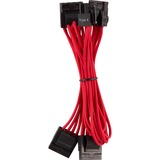 Corsair CP-8920223 câble d'alimentation interne Rouge, Mâle, Mâle, Droit, Droit, Noir, Rouge