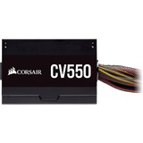 Corsair CV550 550W alimentation  Noir, 550 W, 100 - 240 V, 47 - 63 Hz, 10 - 5 A, 120 W, 528 W