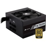 Corsair TX750M, 750 Watt, Alimentation Noir, 4x PCIe, Câble management