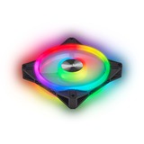 Corsair iCUE QL120 RGB, Ventilateur de boîtier Noir, 3 piéces