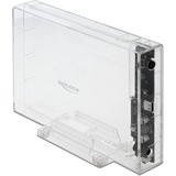 DeLOCK Boîtier externe pour disque dur SATA de 3,5"., Boîtier disque dur Transparent, 42623