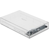 DeLOCK Boîtier externe pour disque dur SATA de 3,5"., Boîtier disque dur Transparent, 42623