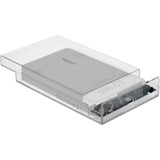 DeLOCK Boîtier externe pour disque dur SATA de 3,5"., Boîtier disque dur Transparent, 42623