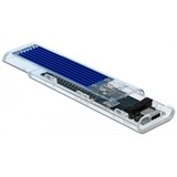 DeLOCK Boitier externe pour M.2 NVME PCIe SS, Boîtier disque dur Transparent