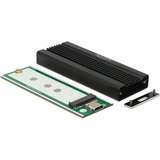 DeLOCK Boitier externe pour M.2 NVMe PCIe SSD, Boîtier disque dur Noir, 42600, USB Type-C