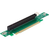 DeLOCK Riser PCIe x16 carte et adaptateur d'interfaces Interne, Carte de montage PCIe, PCIe, PC, PC, Avec fil, 1U