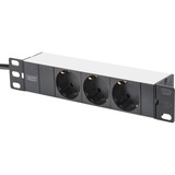 Digitus 25,4 cm (10") Jeu 1 6HE, Armoire informatique Gris clair