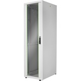 Digitus Armoire réseau de série Dynamic Basic - 600 x 800 mm (lxp), Armoire informatique Gris clair, Rack autonome, 600 kg, Gris