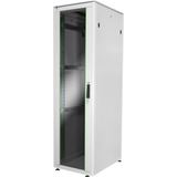 Digitus Armoire réseau de série Unique - 600 x 800 mm (lxp), Armoire informatique Gris clair, Rack autonome, 800 kg, Gris