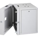 Digitus Boîtier mural de série Unique - bipartite, pivotant, Armoire informatique Gris, pivotant, 600 mm, 600 mm, 610 mm, 650 mm, 650 mm, 43,4 kg