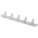 Digitus Panneau de brassage pour armoires réseau et serveur 1U, Guide-câble Gris