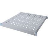 Digitus Étagères avec rails de fixation variables pour montage fixe dans les armoires de 483 mm (19 po) Gris, Etagère ajustable, Gris, 50 kg, 1U, Turquie, 48,3 cm (19")