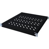 Digitus Étagères avec rails de fixation variables pour montage fixe dans les armoires de 483 mm (19 po) Noir, Noir, 50 kg, 1U, Turquie, 48,3 cm (19"), 482 mm