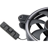 Enermax T.B.RGB AD. Boitier PC Ventilateur 12 cm Noir, Ventilateur de boîtier Noir, Ventilateur, 12 cm, 1500 tr/min, 22 dB, 47,53 cfm, 80,75 m³/h