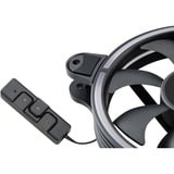 Enermax T.B.RGB AD. Boitier PC Ventilateur 12 cm Noir ventilateurs de boîtier Noir, 3 pièces, 120 x 120 x 25 mm, PWM, Ventilateur, 12 cm, 1500 tr/min, 22 dB, 47,53 cfm, 80,75 m³/h