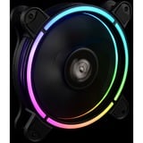 Enermax T.B.RGB AD. Boitier PC Ventilateur 12 cm Noir ventilateurs de boîtier Noir, 3 pièces, 120 x 120 x 25 mm, PWM, Ventilateur, 12 cm, 1500 tr/min, 22 dB, 47,53 cfm, 80,75 m³/h