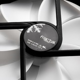 Fractal Design FD-FAN-PRI-AL14-PWM-3P système de refroidissement d’ordinateur Boitier PC Ventilateur 14 cm Noir, Blanc 1 pièce(s), Ventilateur de boîtier Blanc/transparent, Ventilateur, 14 cm, 1700 tr/min, 34,1 dB, 103,85 cfm, 176,44 m³/h