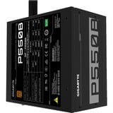 GIGABYTE GP-P550B alimentation 550 watt Noir, 2x PCIe, 550 W, 100 - 240 V, 50 - 60 Hz, 8 - 4 A, Actif, 108 W