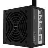 GIGABYTE GP-P550B alimentation  550 watt Noir, 2x PCIe, 550 W, 100 - 240 V, 50 - 60 Hz, 8 - 4 A, Actif, 108 W