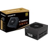 GIGABYTE GP-P750GM alimentation modulaire 750 watt Noir, 4x PCIe, Gestion des câbles, 4x PCIe