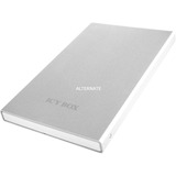 ICY BOX IB-254U3 Boîtier disque dur/SSD Argent 2.5" Alimenté par port USB Argent, Boîtier disque dur/SSD, 2.5", SATA, Série ATA II, Série ATA III, 6 Gbit/s, Échange à chaud, Argent