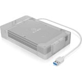 ICY BOX IB-AC705-6G USB 3.2 Gen 1 (3.1 Gen 1) Type-A Blanc, Boîtier disque dur Blanc, HDD, Série ATA III, 2.5,3.5", USB 3.2 Gen 1 (3.1 Gen 1) Type-A, 5 Gbit/s, Blanc