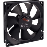 Inter-Tech 88885180 système de refroidissement d’ordinateur Universel Ventilateur 9,2 cm, Ventilateur de boîtier Noir, Ventilateur, 9,2 cm, 1500 tr/min, 24 dB, 32,5 cfm