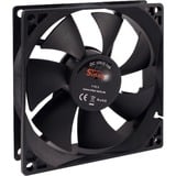 Inter-Tech 88885180 système de refroidissement d’ordinateur Universel Ventilateur 9,2 cm ventilateur de boîtier Noir, 92 x 92 x 25 mm, Ventilateur, 9,2 cm, 1500 tr/min, 24 dB, 32,5 cfm